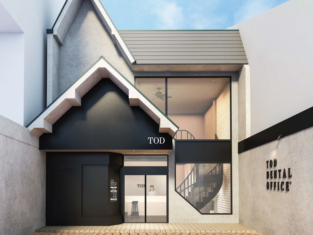 宮田歯科医院 TOD DENTAL OFFICE 外観パース