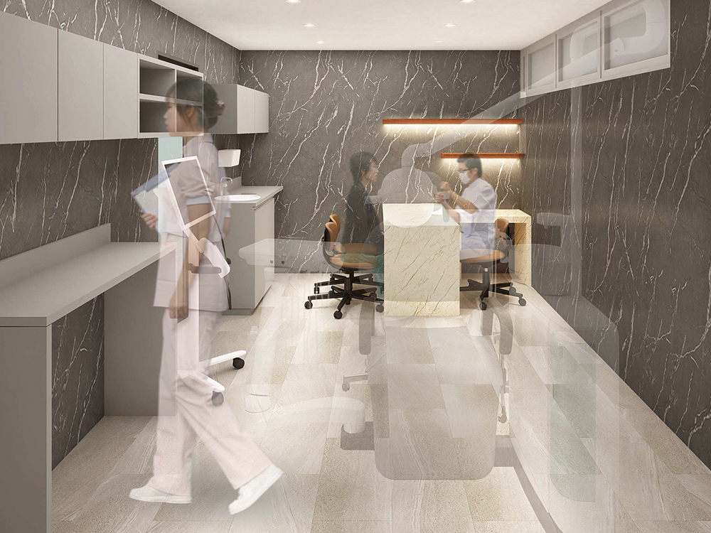 宮田歯科医院 TOD DENTAL OFFICE 外観パース